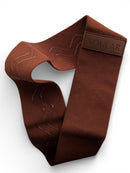 Soular heavy resistance band, espresso colour, brown with inner silicone grip anti slip