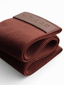 Soular heavy resistance band, espresso colour, brown with inner silicone grip anti slip