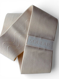 Light Resistance Band | Cream · Inner Silicone Wave Grip