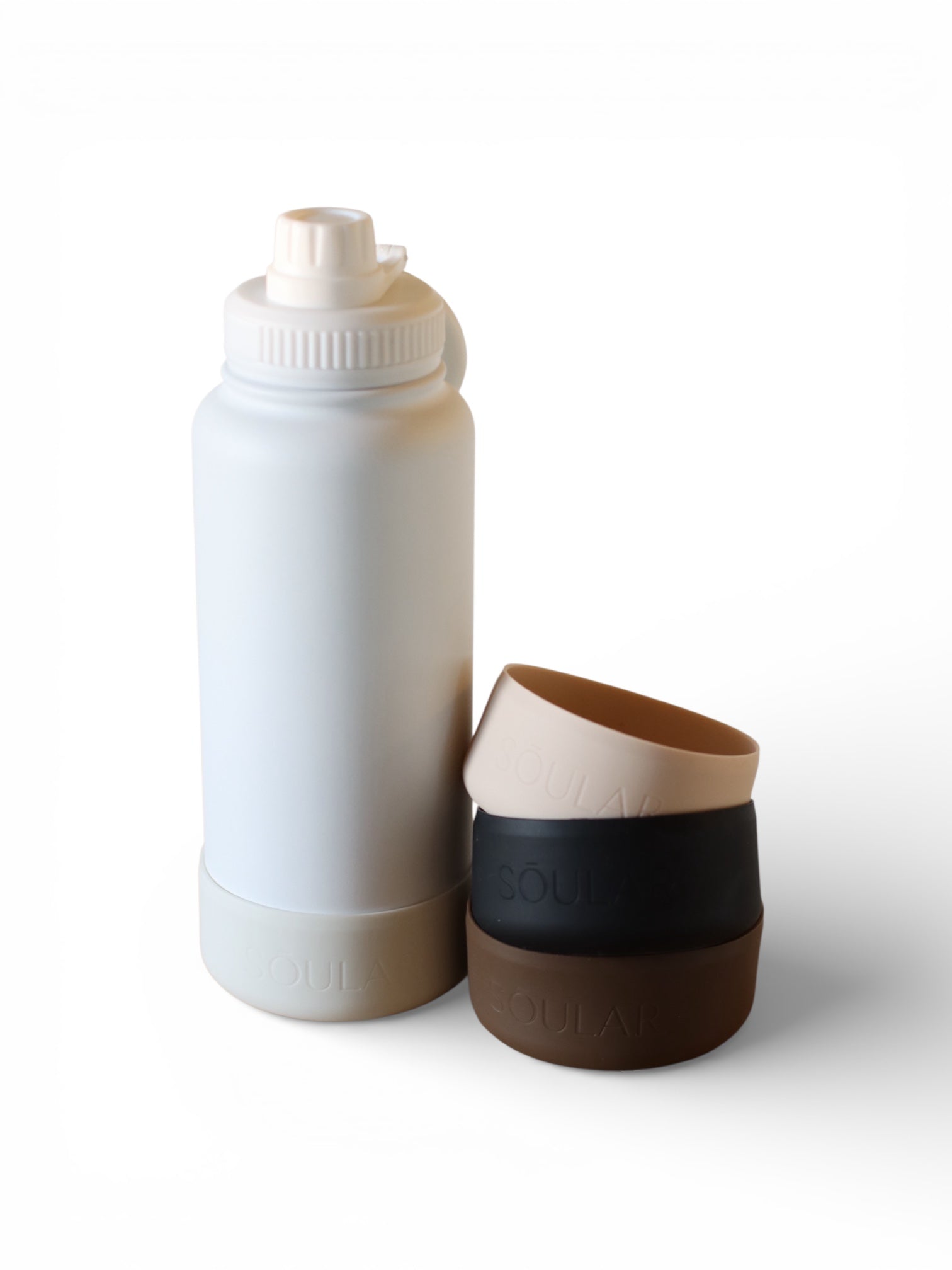 SŌULAR silicone bottle protector for stainless steel water bottles